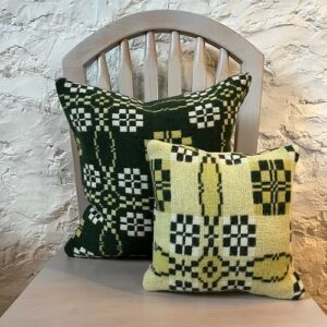 Penmachno Green Welsh Cushion