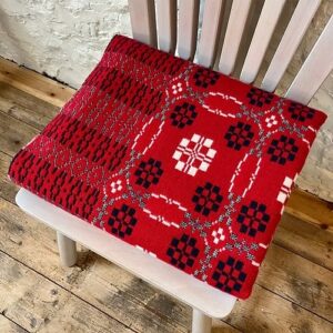 Penmachno Red Wool Blanket