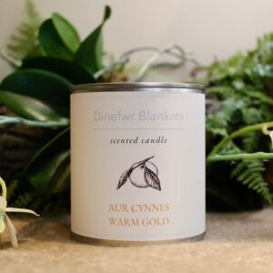 Scented Candle – Aur Cynnes / Warm Gold
